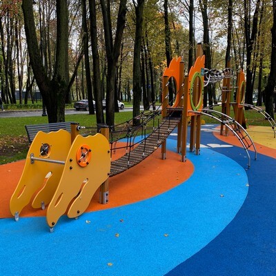 пластиковые конструкции для детских площадок
